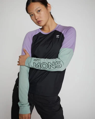 Mons Royale Tarn Merino Shift Wind Jersey - Women's 6 Mons Royale Tarn Merino Shift Wind Jersey - Women's – Bild 6