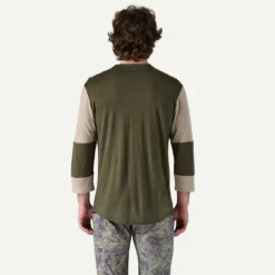 Patagonia Men's Merino Blend 3/4 Sleeve Bike Jersey -Sport Way Store 23936 PNGR TD2