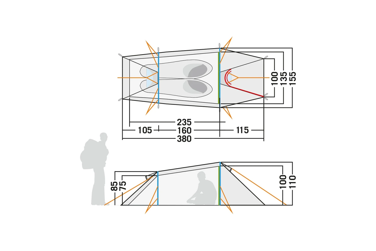Tatonka Gargia 2-Personen-Zelt 10 Tatonka Gargia 2-Personen-Zelt – Bild 10
