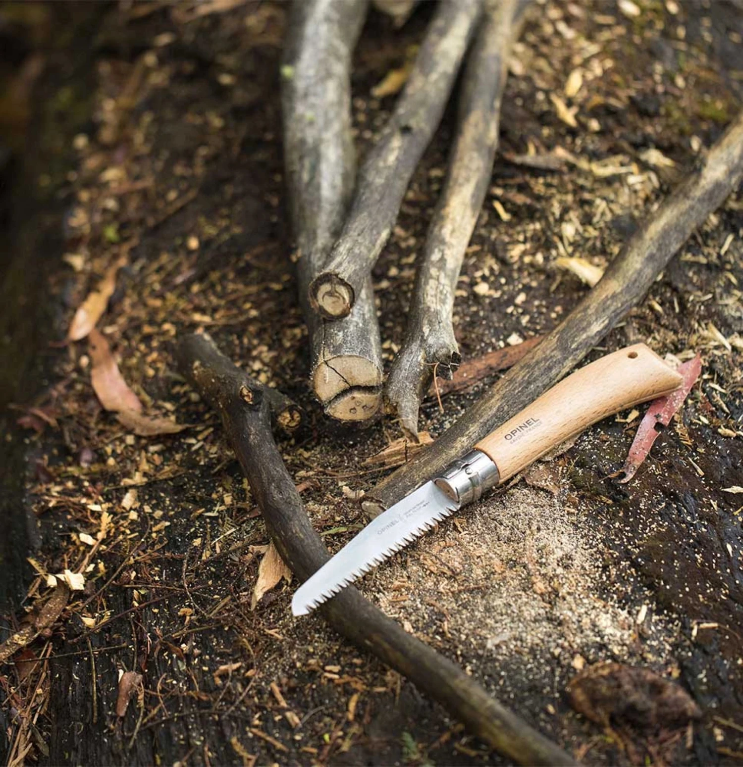 Opinel No 12 Klappsäge - Buche 5 Opinel No 12 Klappsäge - Buche – Bild 5