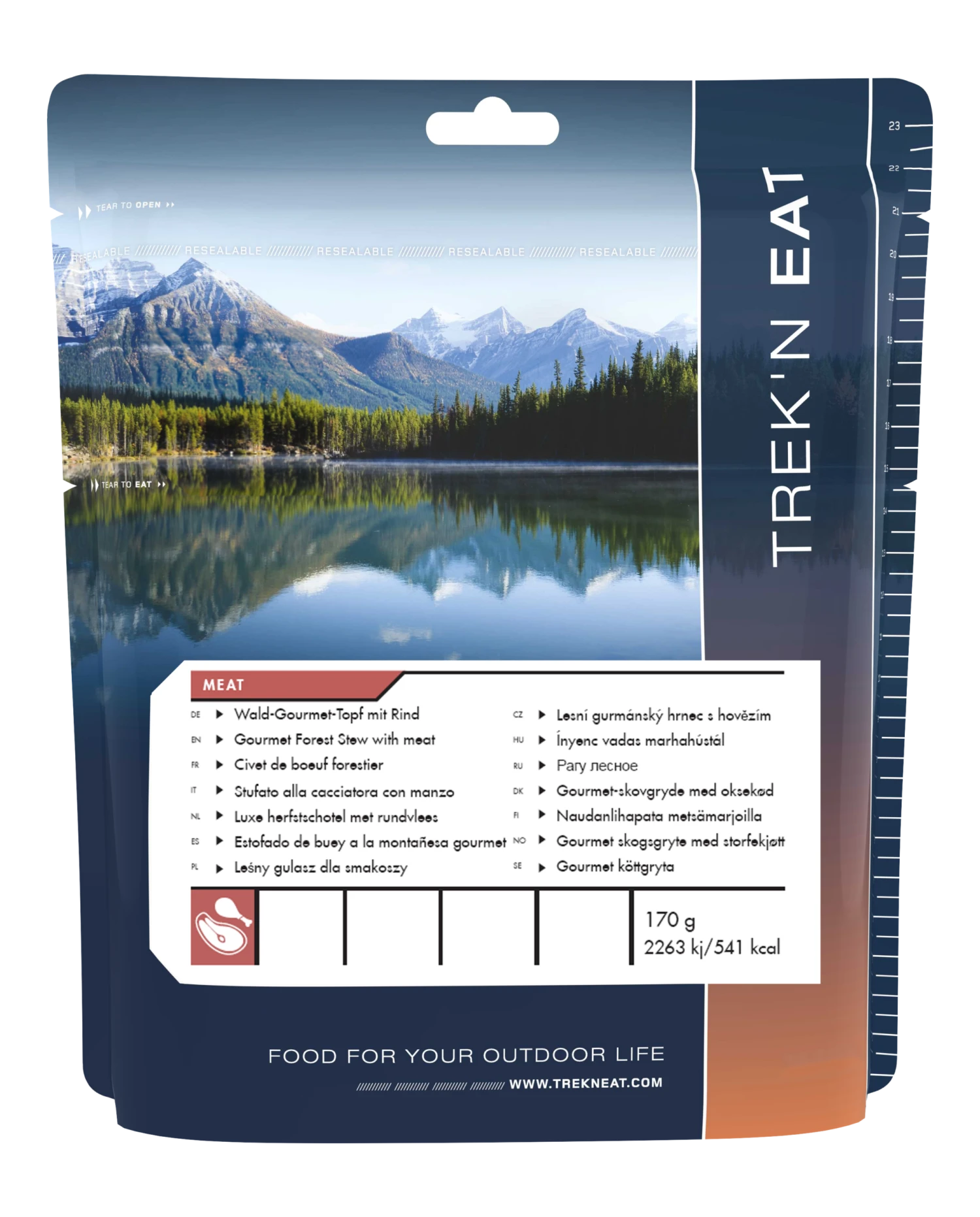 Trek'n Eat Wald-Gourmet-Topf Mit Rind - Outdoor Essen 1 Trek'n Eat Wald-Gourmet-Topf Mit Rind - Outdoor Essen