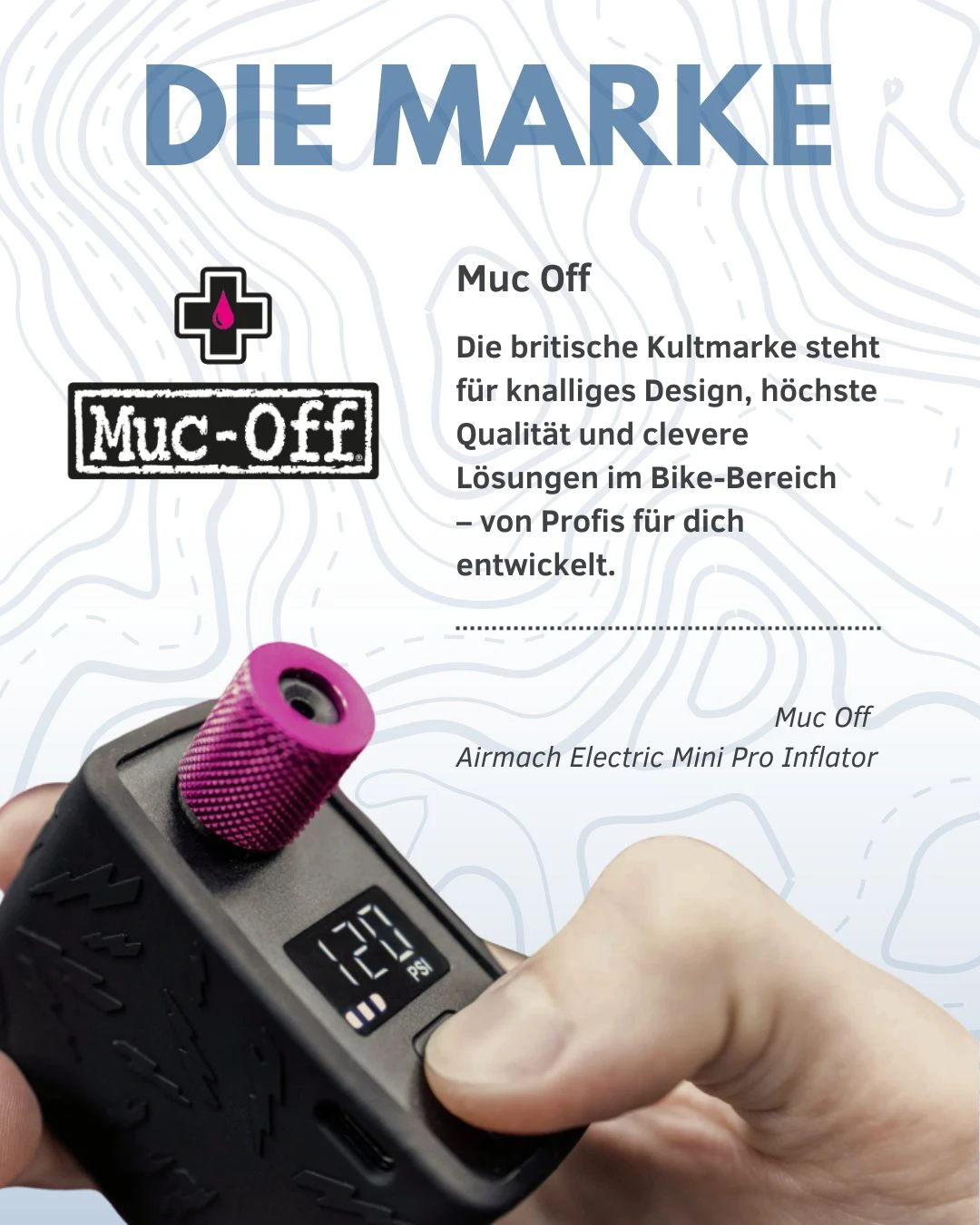 Muc-Off Airmach Electric Mini Pro Inflator | Fahrradpumpe 4 Muc-Off Airmach Electric Mini Pro Inflator | Fahrradpumpe – Bild 4