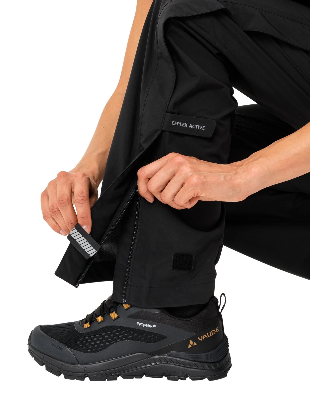 VAUDE Women's Yaras Rain Zip Pants IV 5 VAUDE Women's Yaras Rain Zip Pants IV – Bild 5