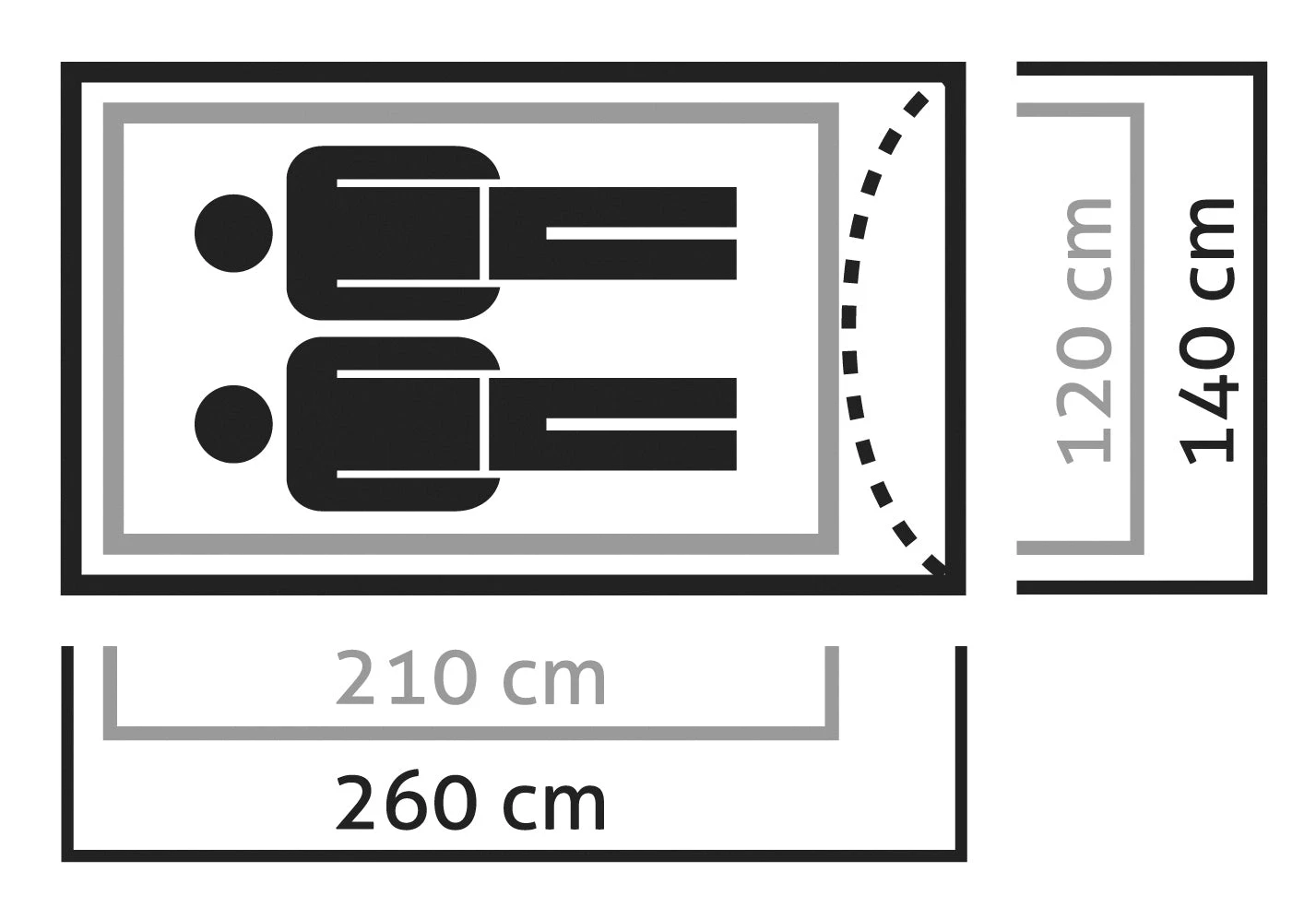 SALEWA Litetrek II - 2-Personen-Zelt 2 SALEWA Litetrek II - 2-Personen-Zelt – Bild 2