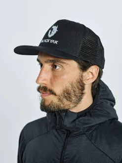 Yak Logo Classic Trucker Cap 22 Yak Logo Classic Trucker Cap -Sport Way Store BY3AC0010 BLACKYAK YAK LOGO CLASSIC TRUCKER CAP QR M03