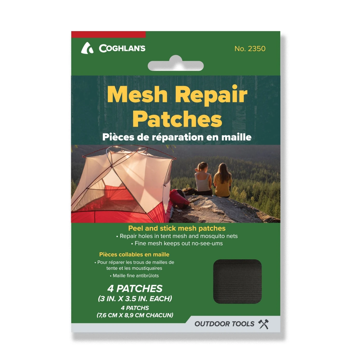 Coghlans Moskitonetz Reparatur Patches | Selbstklebende Flicken 2 Coghlans Moskitonetz Reparatur Patches | Selbstklebende Flicken – Bild 2