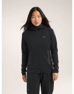 Arcteryx Kyanite Hoody Women's -Sport Way Store F24 X000008535 Kyanite Hoody Black Women s Front View
