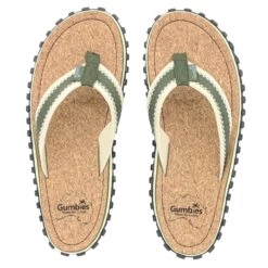 Gumbies Corker Flip Flops | Khaki