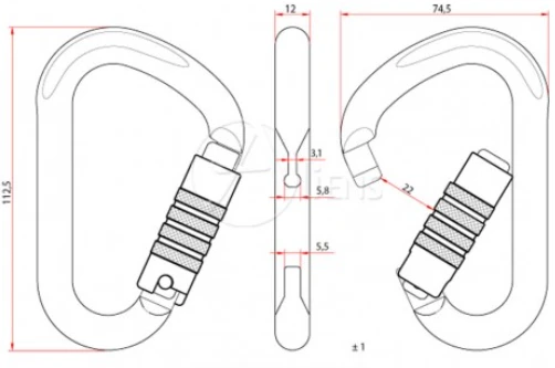 HMS Karabiner Classic Trilock 4 HMS Karabiner Classic Trilock – Bild 4
