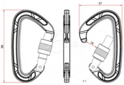 Karabiner D Screw Classic -Sport Way Store KarabinerDScrewClassic 82a013f9 de7d 474c 8009 9253ebfd2c21