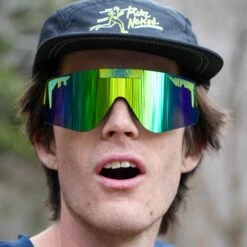 Pit Viper The Flip-Offs HDPV - Rec Center | Fahrradbrille -Sport Way Store PitViperTheFlip OffsHDPV RecCenterFahrradbrilleblaugelbgruengesprenkelt2