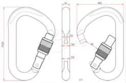HMS Karabiner Classic Screw -Sport Way Store Unbenannt dae179bd a5cc 48fe 9149 4e236581b8ed