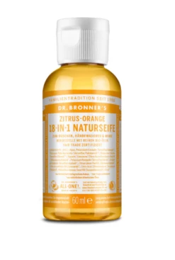 Dr. Bronner's 18-IN-1 Naturseife 60ml 14 Dr. Bronner's 18-IN-1 Naturseife 60ml -Sport Way Store ZitrusOrange