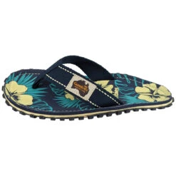 Gumbies Original Flip Flops | Blue Hibiscus -Sport Way Store gumbiesOriginalFlipFlopsBlueHibiscus3