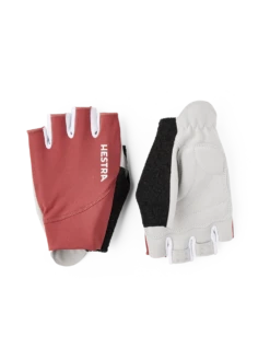 Hestra Spiro Short 5-finger | Fahrradhandschuhe -Sport Way Store hestra Spiro Short 5 finger Fahrradhandschuhe rust light grey