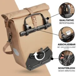 ValkOcean Gepäckträgertasche -Sport Way Store sand2